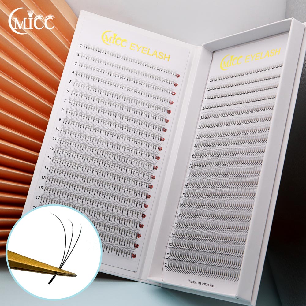 Eyelash Extension Russian - 40 linha 2d 1600 ventiladores 20d