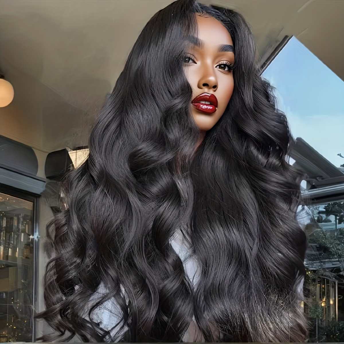 Perucas de Cabelo Humano com D - Eyelash Extension Natural Look avaliação e preço