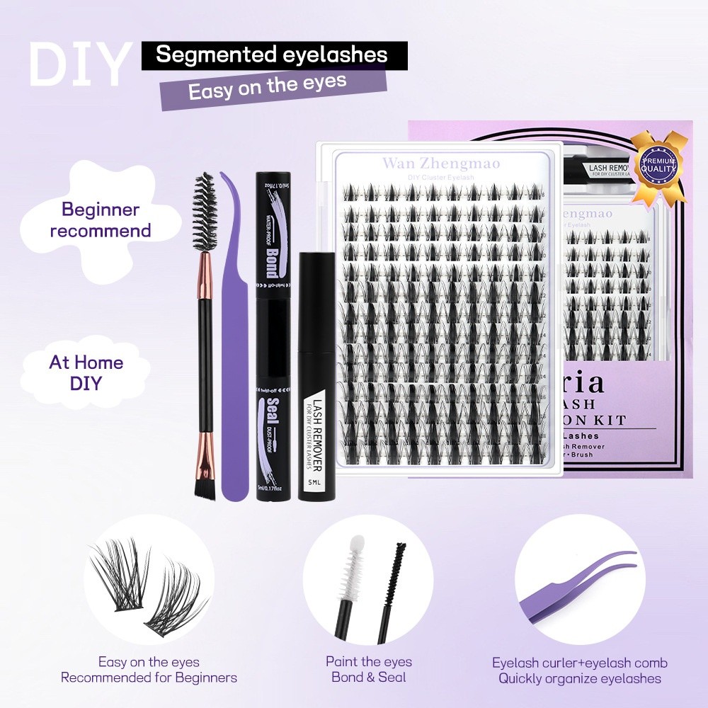 Cílios Postiços de 8-18mm de C - Eyelash Extension Look avaliação e preço